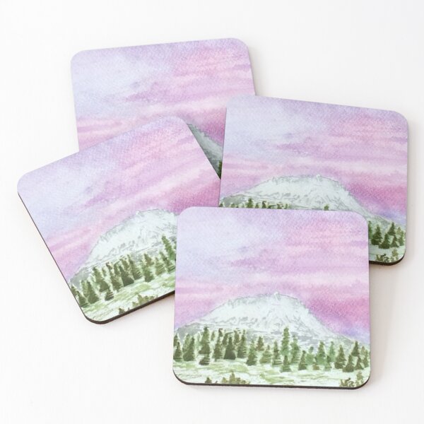 Item preview, Mount Shasta, Watercolor designed and sold by HeArtC888.