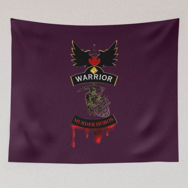 Item preview, Warrior. Murder Hobos. Biker Patch Style designed and sold by Ferndragons.