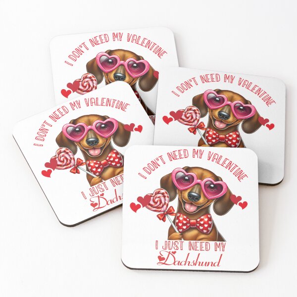 Item preview, Dachshund Valentines Forever designed and sold by Berkako.