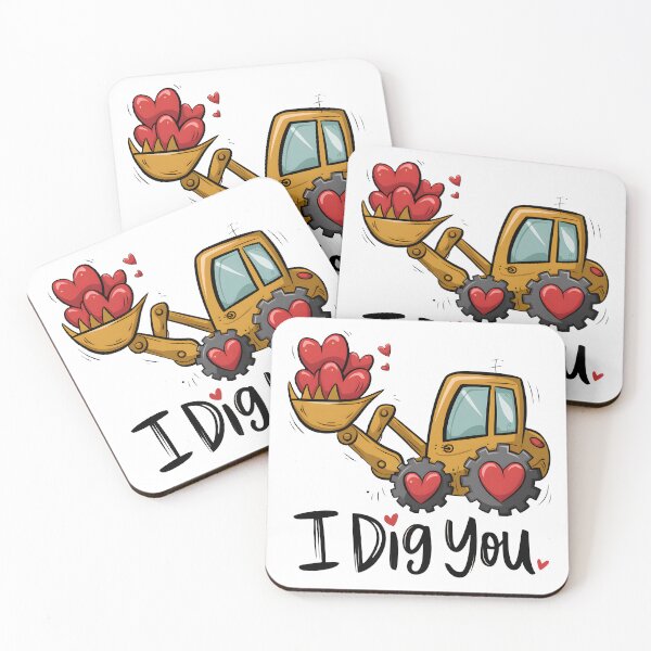 Item preview, Valentine Excavator Lover designed and sold by OskarArts.