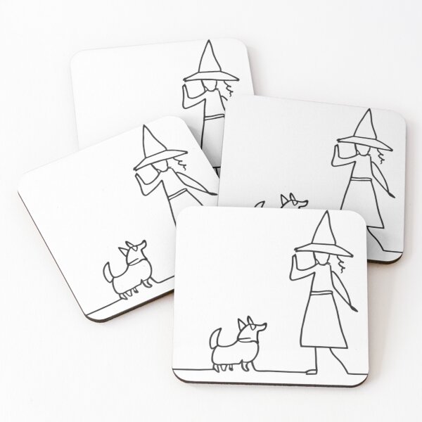 Item preview, Witch And Dog  designed and sold by happydobby.