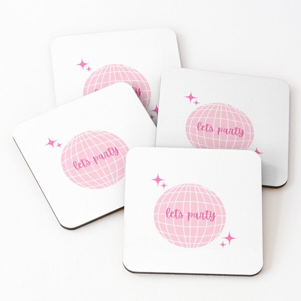 Item preview, Pink lets party graphic designed and sold by henbestla.
