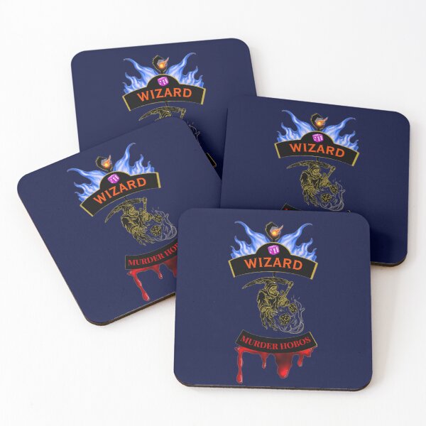 Item preview, Wizard. Murder Hobos. Biker Patch Style designed and sold by Ferndragons.