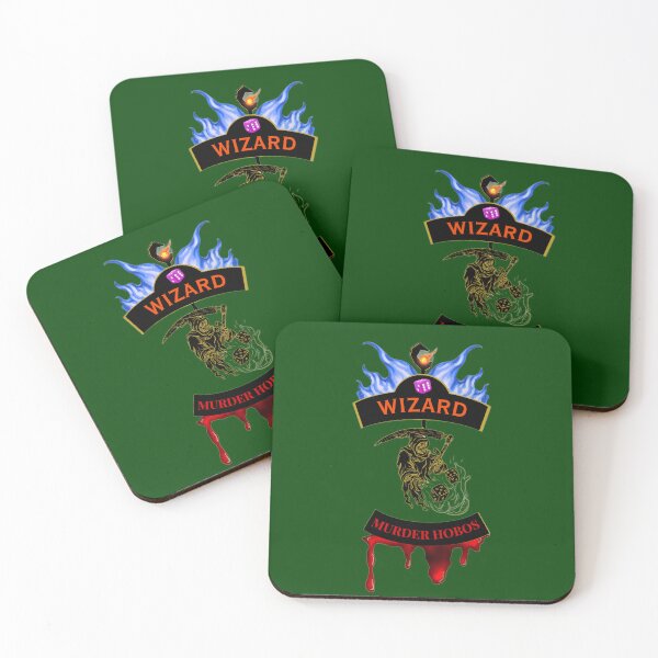 Item preview, Wizard. Murder Hobos. Biker Patch Style designed and sold by Ferndragons.