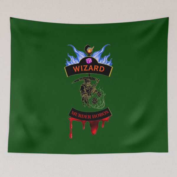 Item preview, Wizard. Murder Hobos. Biker Patch Style designed and sold by Ferndragons.