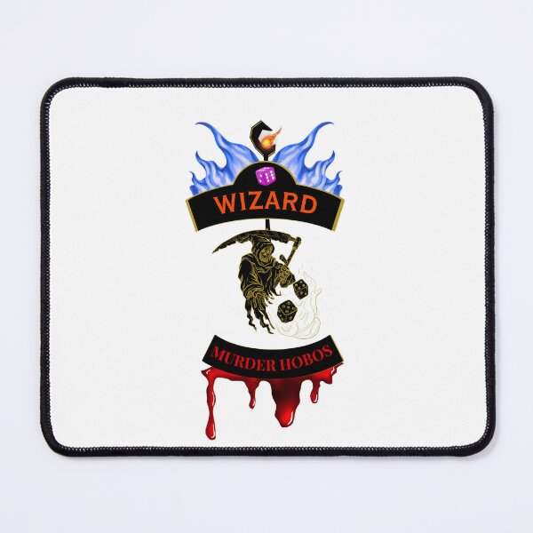 Item preview, Wizard. Murder Hobos. Biker Patch Style designed and sold by Ferndragons.