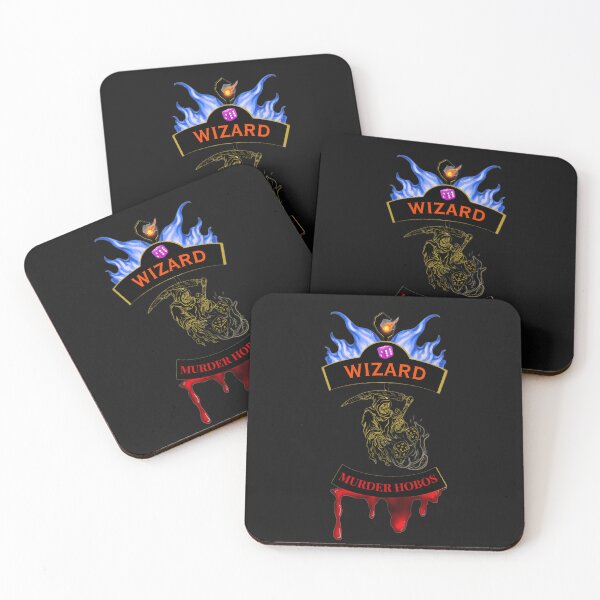 Item preview, Wizard. Murder Hobos. Biker Patch Style designed and sold by Ferndragons.