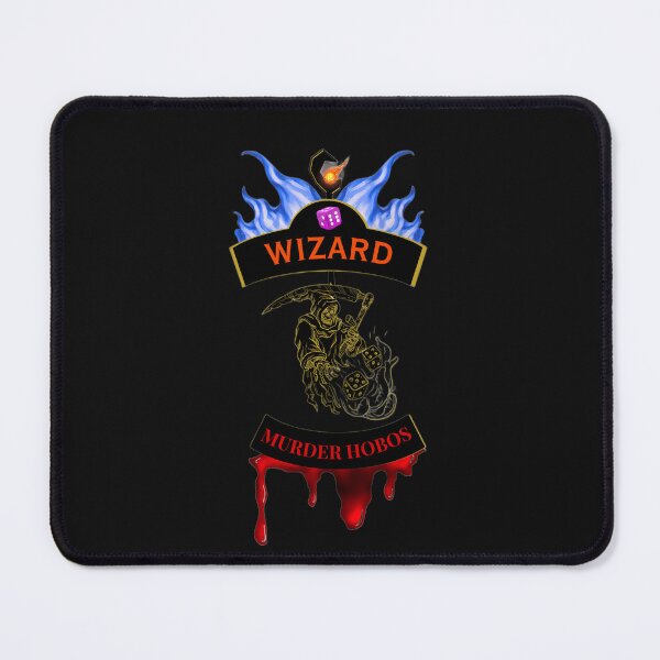 Item preview, Wizard. Murder Hobos. Biker Patch Style designed and sold by Ferndragons.