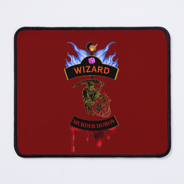 Item preview, Wizard. Murder Hobos. Biker Patch Style designed and sold by Ferndragons.