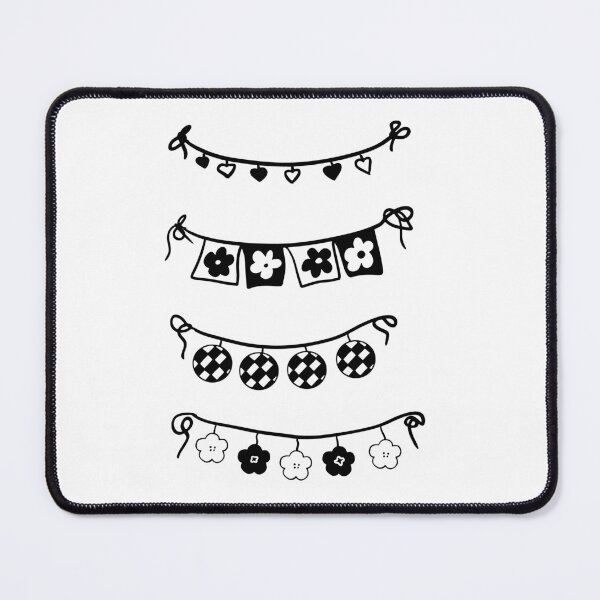 Item preview, Minimalist Party Bunting: Black and White Art designed and sold by RM-Journey.