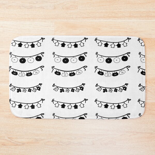 Item preview, Elegant Bunting: Minimalist Black & White Sketches designed and sold by RM-Journey.