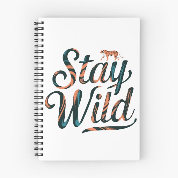 Artikelvorschau, Wildnis Motiv Stay Wild Tiger mit streifen Design entworfen und verkauft von Mkx8.