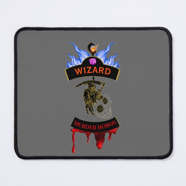 Item preview, Wizard. Murder Hobos. Biker Patch Style designed and sold by Ferndragons.