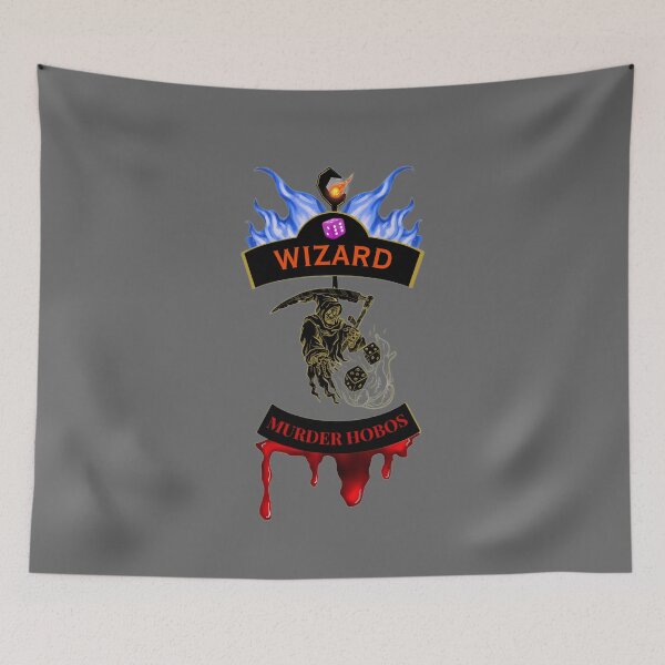 Item preview, Wizard. Murder Hobos. Biker Patch Style designed and sold by Ferndragons.
