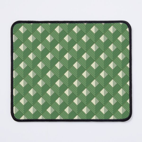 Item preview, Mid-Century Modern Half-Tone Diamonds - Green Pastures designed and sold by IronCrip.