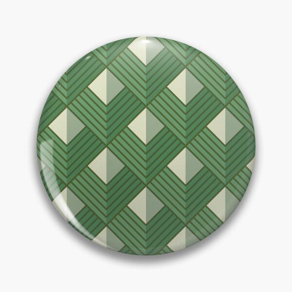 Item preview, Mid-Century Modern Half-Tone Diamonds - Green Pastures designed and sold by IronCrip.