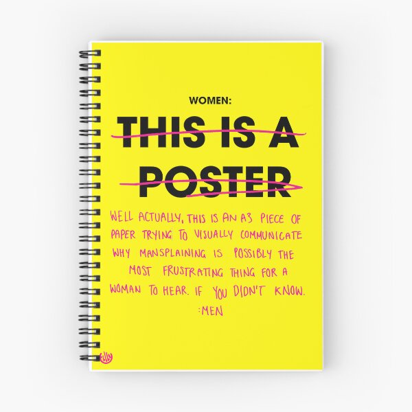 Item preview, mansplaining & feminism designed and sold by tillyskinner.