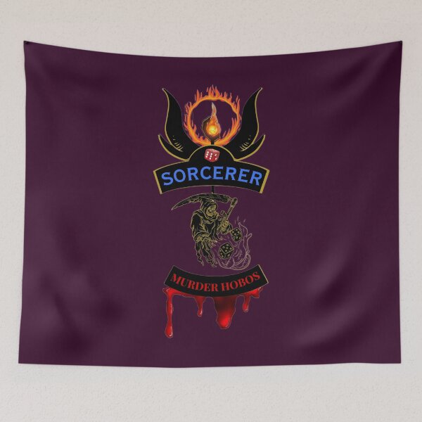 Item preview,  Sorcerer. Murder Hobos. Biker Patch Style designed and sold by Ferndragons.