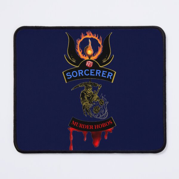 Item preview, Sorcerer. Murder Hobos. Biker Patch Style designed and sold by Ferndragons.