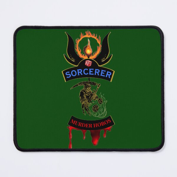 Item preview, Sorcerer. Murder Hobos. Biker Patch Style designed and sold by Ferndragons.
