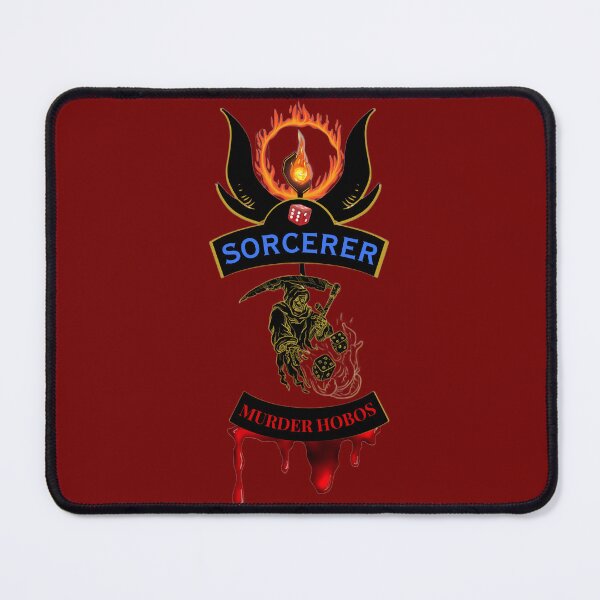 Item preview, Sorcerer. Murder Hobos. Biker Patch Style designed and sold by Ferndragons.