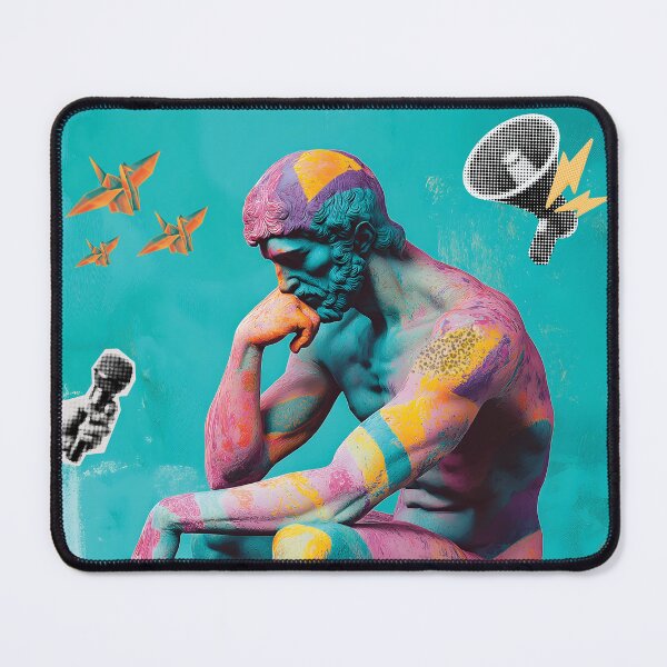 Item preview, Classical Art Neoclassical Art Pop Art Modern Renaissance Graphic Art The Thinker designed and sold by Perfect Alchemy.