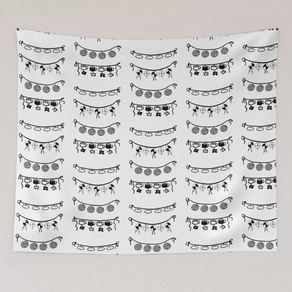 Item preview, Timeless Party Decor: Minimalist Bunting Art designed and sold by RM-Journey.
