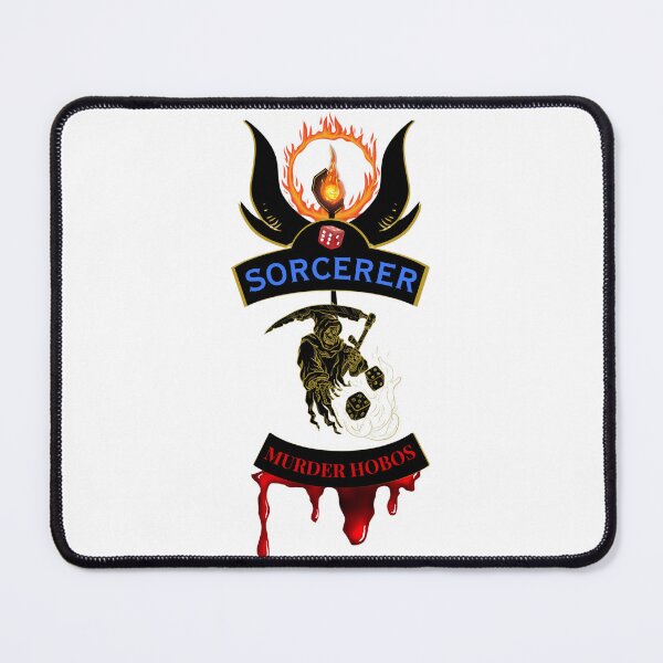 Item preview, Sorcerer. Murder Hobos. Biker Patch Style designed and sold by Ferndragons.