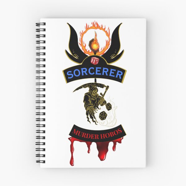 Item preview, Sorcerer. Murder Hobos. Biker Patch Style designed and sold by Ferndragons.