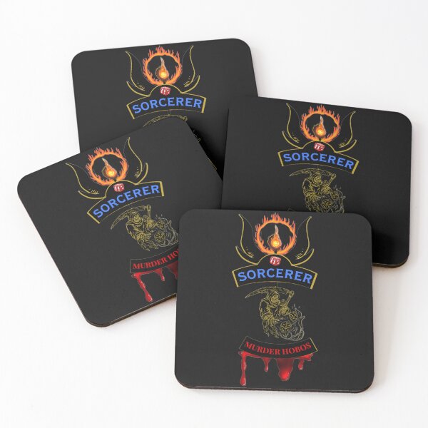 Item preview, Sorcerer. Murder Hobos. Biker Patch Style designed and sold by Ferndragons.