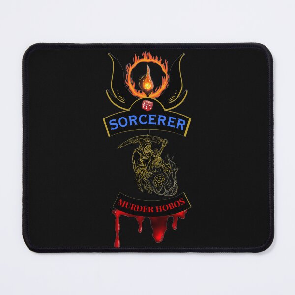 Item preview, Sorcerer. Murder Hobos. Biker Patch Style designed and sold by Ferndragons.
