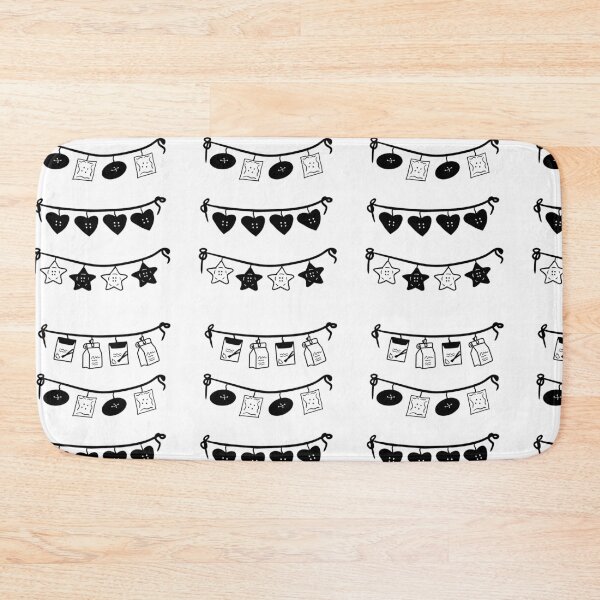 Item preview, Decorative Bunting: Minimalist Black & White Illustrations designed and sold by RM-Journey.