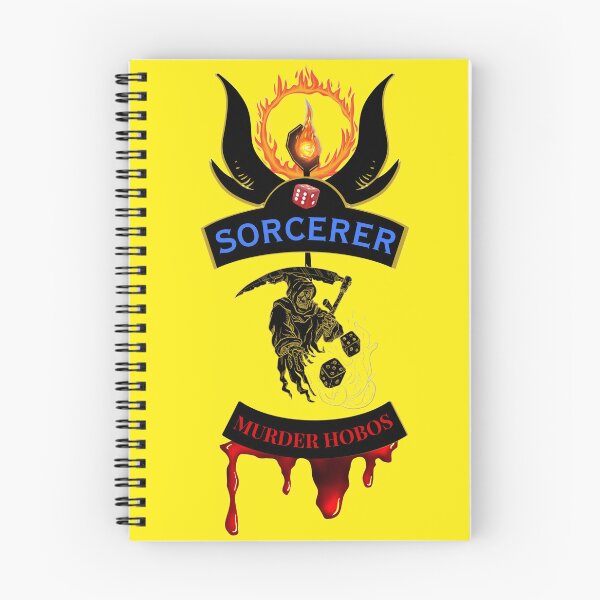Item preview, Sorcerer. Murder Hobos. Biker Patch Style designed and sold by Ferndragons.