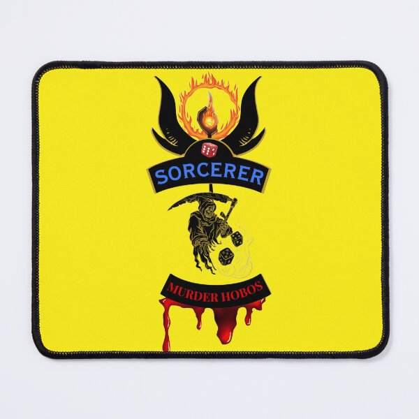Item preview, Sorcerer. Murder Hobos. Biker Patch Style designed and sold by Ferndragons.