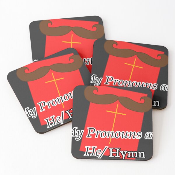 Item preview, My Pronouns are He/Hymn designed and sold by The Liturgical Duckling.