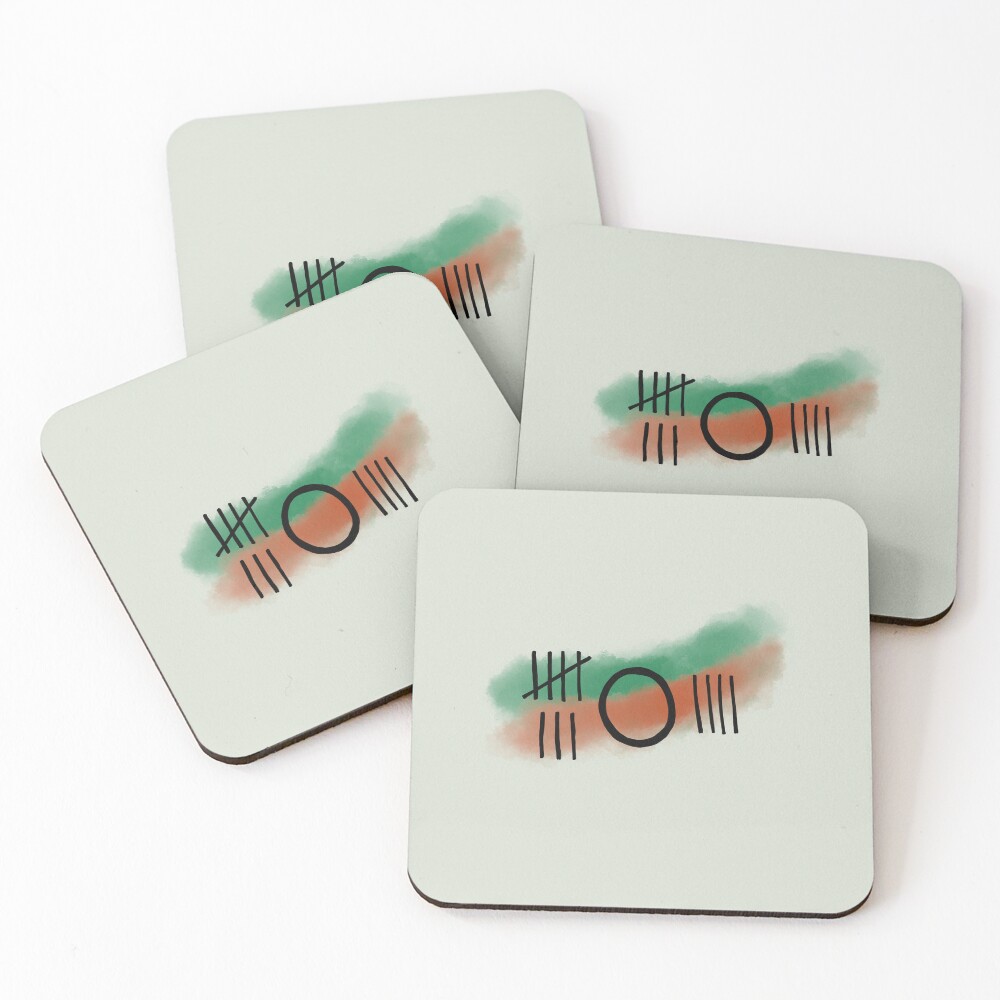 Item preview, Coasters (Set of 4) designed and sold by Aab-Rangi.
