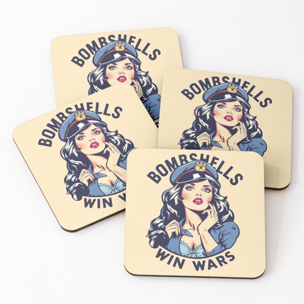 Item preview, Bombshells Win Wars, military pinups designed and sold by BestRebel.