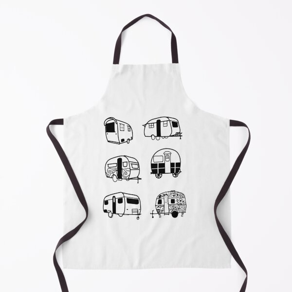 Item preview, Cozy Caravan: Black and White Line Illustrations designed and sold by RM-Journey.