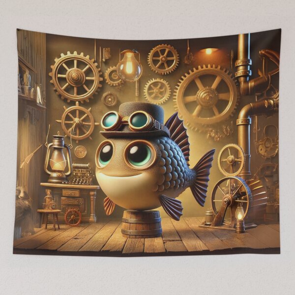 Item preview, Steampunk Oilfish designed and sold by Sillytoe.