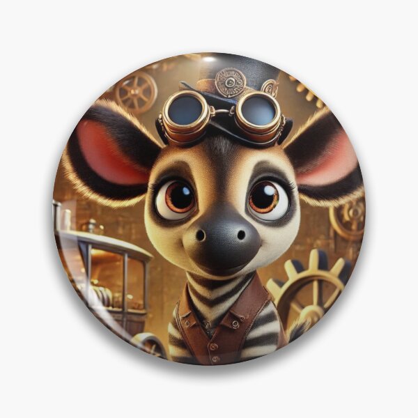 Item preview, Steampunk Okapi designed and sold by Sillytoe.