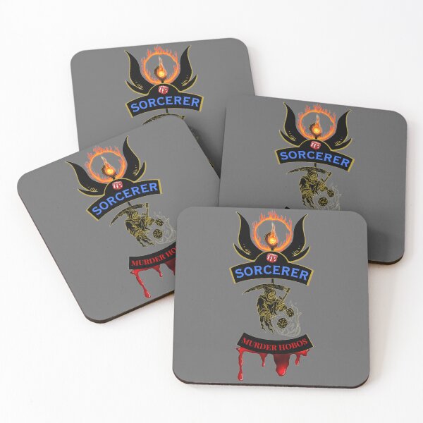 Item preview, Sorcerer. Murder Hobos. Biker Patch Style designed and sold by Ferndragons.