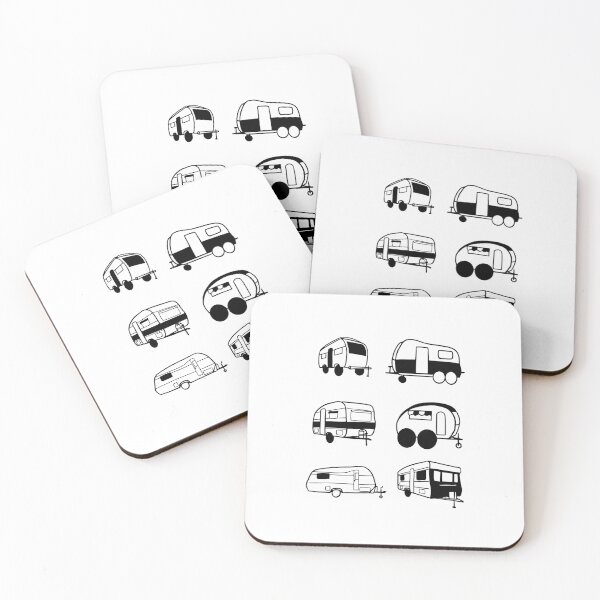 Item preview, Vintage Caravan: Line Art Collection designed and sold by RM-Journey.