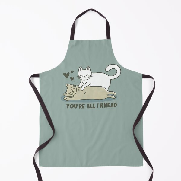 Item preview, You're All I Knead Cat Valentine's Day designed and sold by HowToCanadian.