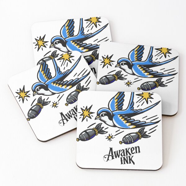 Artikelvorschau, Awaken – Bomberjacke mit Vogel-Print entworfen und verkauft von Awakenink.