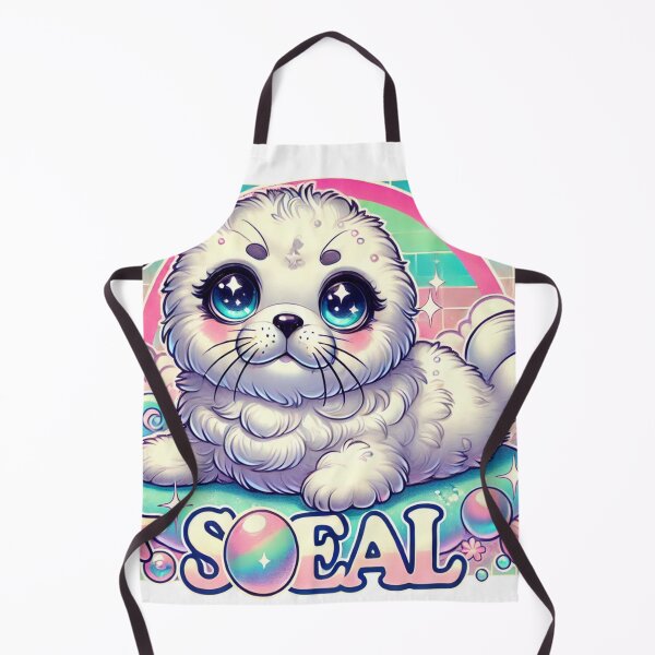 Item preview, Linda Foca chibi colorida designed and sold by JonelleTshirts.