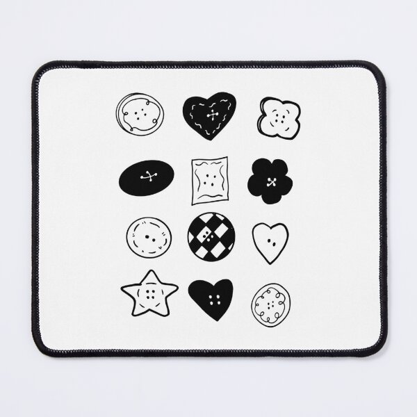 Item preview, Sew Cute: Minimalist Button Illustrations designed and sold by RM-Journey.