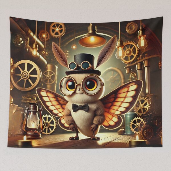 Item preview, Steampunk Oleander Hawk Moth designed and sold by Sillytoe.