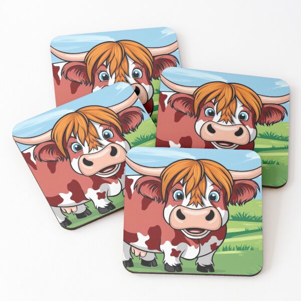 Item preview, Friendly Highland Cow designed and sold by Outhigh56.