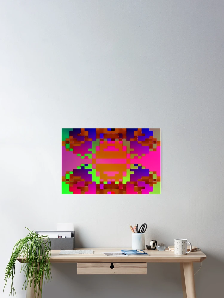 Thumbnail 2 of 3, Poster, Color. Gradient. Pattern on it... designed and sold by Harryucksche.