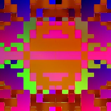 Artwork thumbnail, Color. Gradient. Pattern on it... by Harryucksche